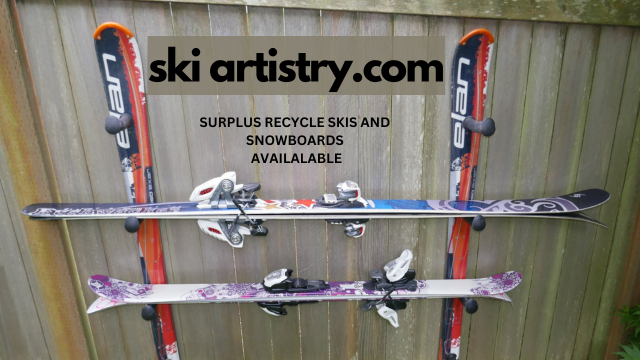 Recycle skis and snowboards into Ski Artistry